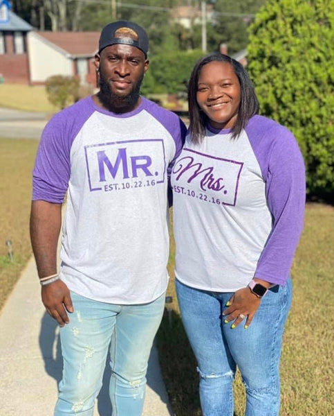 Mr. and Mrs. Anniversary Shirts
